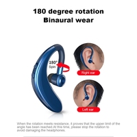 Słuchawki Bluetooth słuchawki zestaw głośnomówiący zestaw słuchawkowy bezprzewodowy zestaw słuchawkowy połączenie sportowe słuchawki douszne z mikrofonem dla wszystkich smartfonów 5